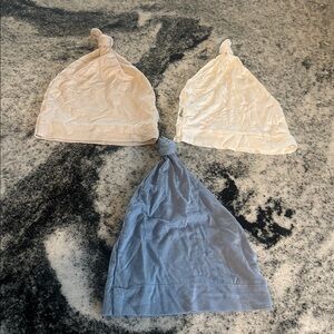 Kyte baby bamboo knotted cap hat bundle of 3